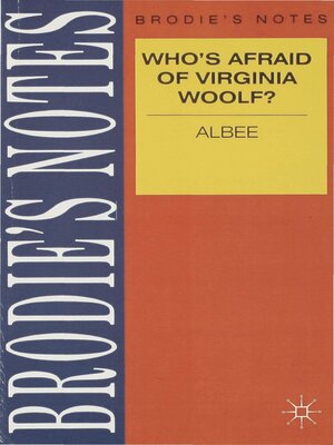 cover image of Albee: Who's Afraid of Virginia Woolf?